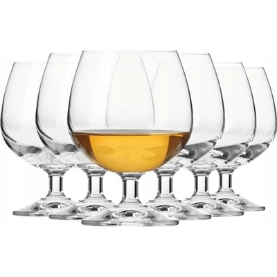 Skleničky na koňak Krosno Servo Line bezbarvé 6 x 230 ml