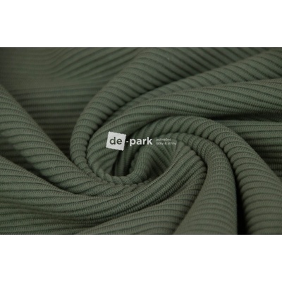 de-park Teplákovina 3D - Stripe - khaki
