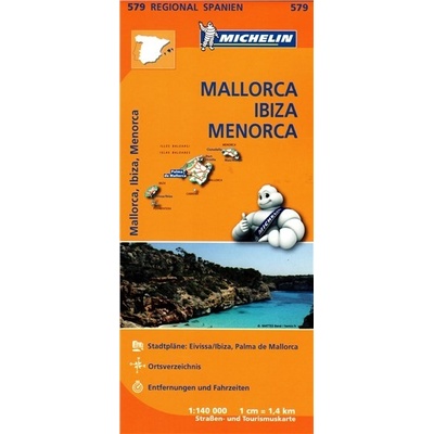 Španělsko: Mallorca Ibiza Menorca č. 579 mapa