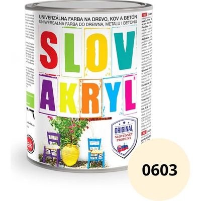 Slovakryl 0603 0,75kg slonová kosť
