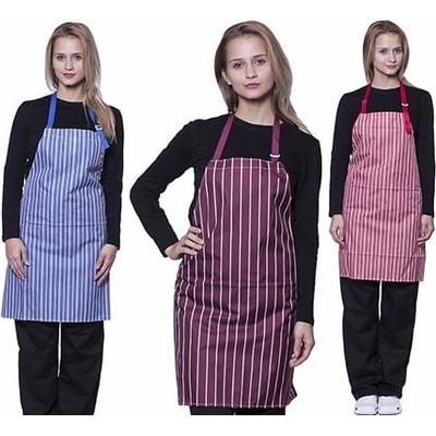 Gastronomie Voděodolná a esteticky nastavitelná zástěra Čistota BORDO