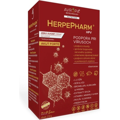 Avropa HerpePharm HPV prášek bez příchutě 210 g