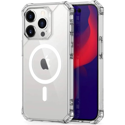 ESR Air Armor HaloLock MagSafe Case - хибриден удароустойчив кейс с MagSafe за iPhone 14 Pro Max (прозрачен)
