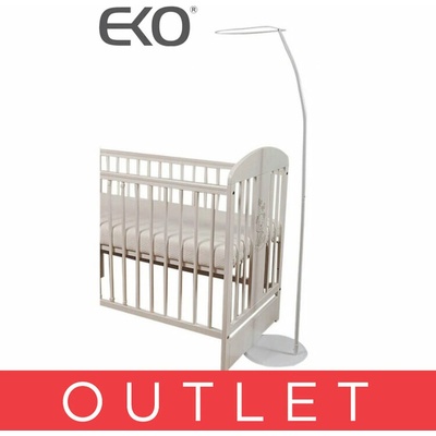 EKO Držák na baldachýn samostatně stojící kovový White 1,6m