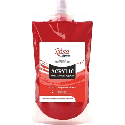 Rosa Studio АКРИЛНА боя Red Light (404) 200 ml 1 бр (323200404)