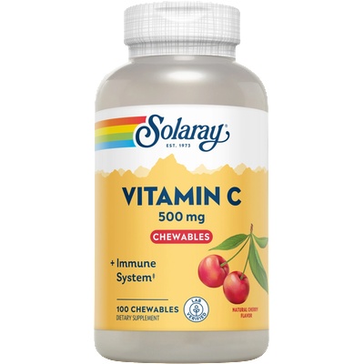 SOLARAY Витамин С - Таблетки за дъвчене - 100 таблетки за дъвчене