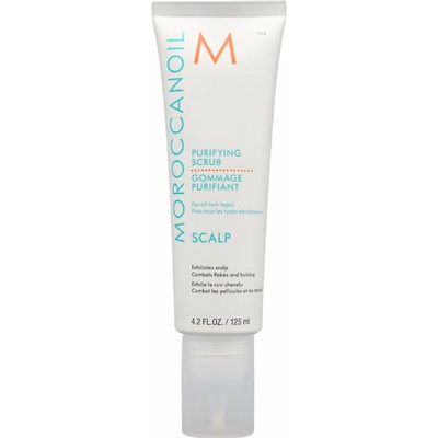 Moroccanoil Scalp Purifying Scrub jemný čisticí peeling se zklidňujícím účinkem na vlasovou pokožku 125 ml