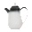 Gural Porselen - Marmaris White/Black Чайник 675ml. (NBNEO02DM63SYH) (0180564)