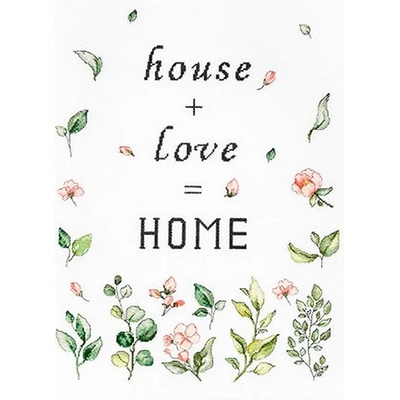 Luca-S Листа и цветя - гоблен със схема b1162