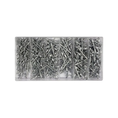 TATechnix Sada hliníkových nitov 400ks (2,4, 3,2, 4,0, 4,8mm)