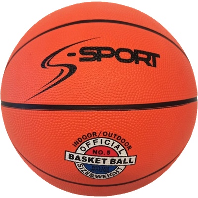 Гумена баскетболна топка, размер 5, s-sport tradition