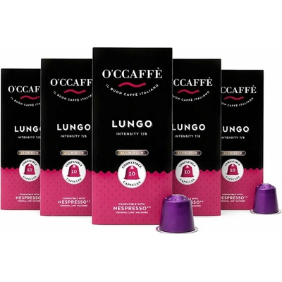 O'Ccaffé od Nespresso Lungo aluminium 50 porcií