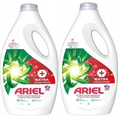 Ariel Extra clean Power prací gel 34 PD 1,7 l