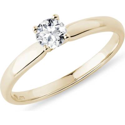 KLENOTA zásnubný prsteň s diamantom k0169063