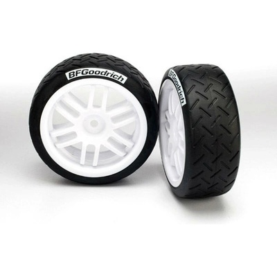 Traxxas Tires and wheels, assembled, glued (Traxxas Rally wheels, BF, TRX7372 (TRX7372)