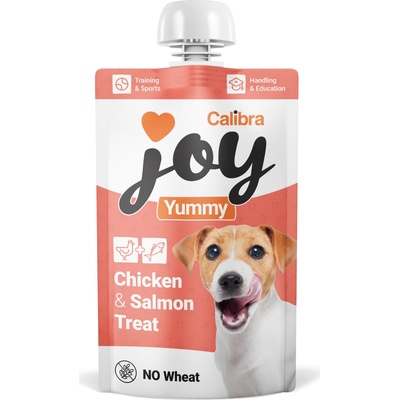 Calibra Joy Yummy Dog kapsa Chicken & Salmon Treat 100 g