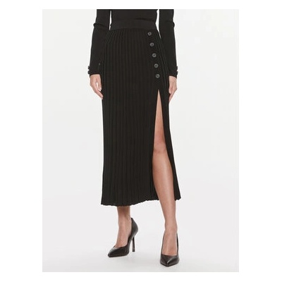Guess Плисирана пола Shopie Pleated Skirt W4RD99 Z3D60 Черен Regular Fit (Shopie Pleated Skirt W4RD99 Z3D60)
