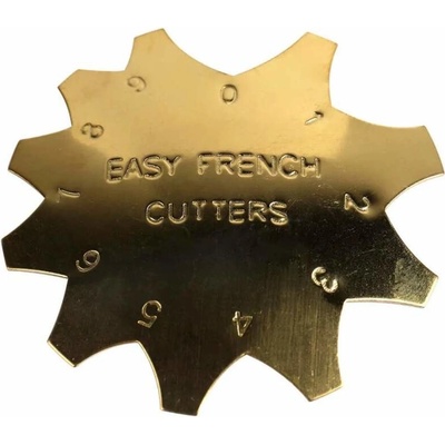 Starnails kovová šablona na francouzskou manikúru D