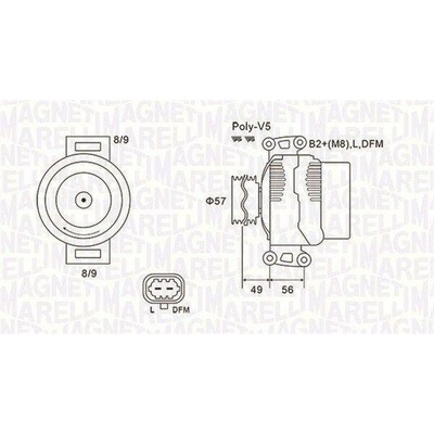 Generátor MAGNETI MARELLI 063731740010