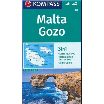 KOMPASS - MALTA GOZO 235 GPSSheet map