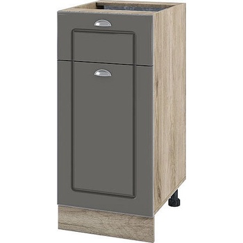 ИРИМ Долен кухненски шкаф Сити АРФ-Цимент мат-06-24 десен 40 см