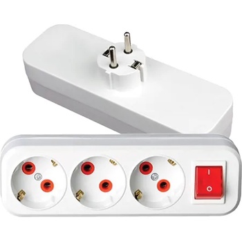 Image 1 of VITO АДАПТЕР ПРАВ С ЩЕПСЕЛ и КЛЮЧ 3 ГНЕЗДА vito 16А (8006280)