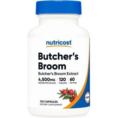 Nutricost Butcher's Broom, 150 mg, 120 капсули, Nutricost (57624 (773101) NC)