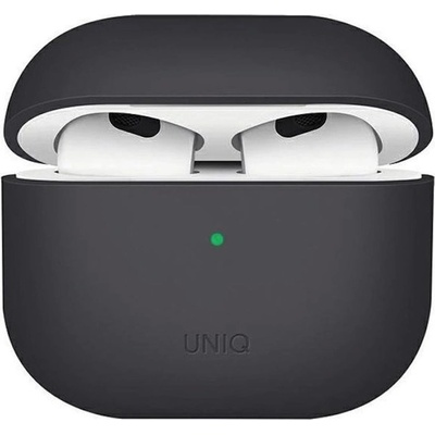 UNIQ Защитен калъф Uniq AirPods 3 Lino Silicone Case, за Apple Airpods 3, термополиуретанов, черен (54900)