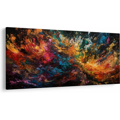 Obraz - Barevná abstrakce II., jednodílný 250x125 cm
