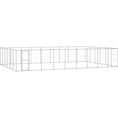 VidaXL Kotec ocel prášková střední pes 66 x 990 x 180 cm