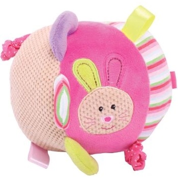 Bigjigs Toys - Мека топка с активности - Бела (BB502)