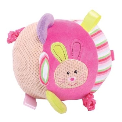 Bigjigs Toys - Мека топка с активности - Бела (BB502)
