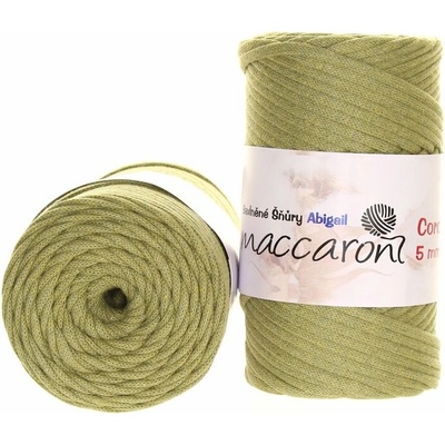Maccaroni Abigail 5 mm Světlá khaki