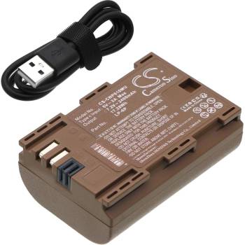 Cameron Sino Батерия за Canon EOS 5D Mark III, EOS 5DS и други, 2400, Li-Ion, зареждане през USB-C (CS-CNP610MU)