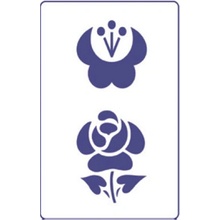 Šablóna PENTART A5 Kvety S2