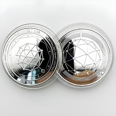 HARAHU Монета Qtum - Сребърна KP13402 (13402)