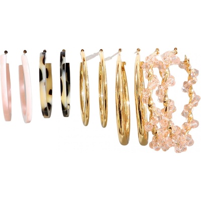 HARAHU Комплект обеци ir-26853 - Златна kp26853 (ir-26853)