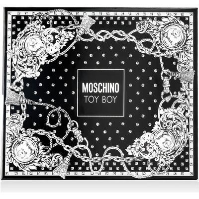 Moschino Toy Boy комплект за мъже Eau de Parfum 50 ml + Балсам след бръснене 50 ml + Душ гел 50 ml опция Ornament Cover
