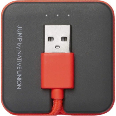 Native Union Jump Cable - джобна външна батерия 800mAh с Lightning кабел (оранжев)