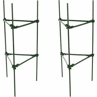 DIVODV 27931 Trojúhelníková opora pro rostliny 60 cm, sada 2 ks, zelená – Zboží Dáma