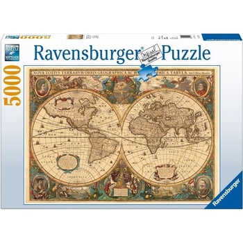 Ravensburger Historická mapa r.1630 5000 dílků