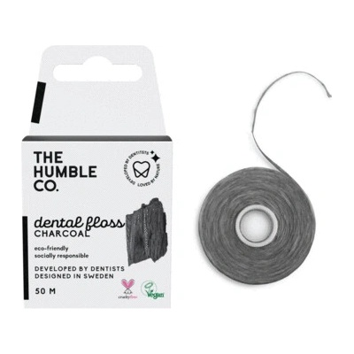 The Humble Dentální nit charcoal 50 m