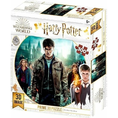 PRIME 3D Puzzle Harry Potter: Harry, Herminona & Ron XL 300 ks