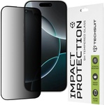 Techsuit Протектор за iPhone 16 Pro - 111D Privacy Full Glue - черен (KF2338304)
