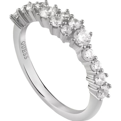 Guess Strieborný prsteň so zirkónmi Jardin JSBR04486JWRH