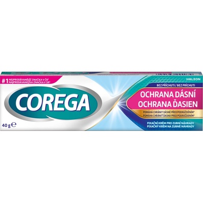Corega ochrana dásní fixační krém na zubní náhrady bez příchuti 40 g