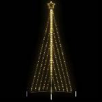 vidaXL LED коледна елха 570 светодиода топло бяло 399 см (4016440)