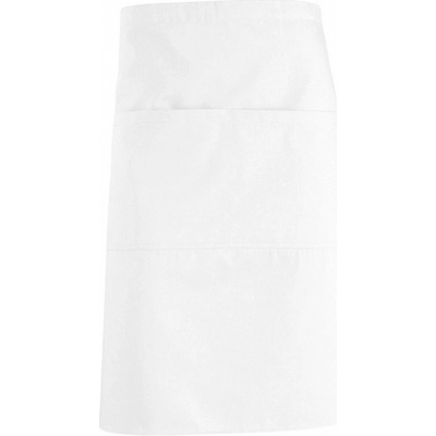 Sol's Zástěra Gramercy s velkou přední kapsou směs bavlna polyester Bílá L01744