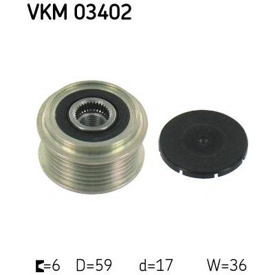 Voľnobeżka alternátora SKF VKM 03402
