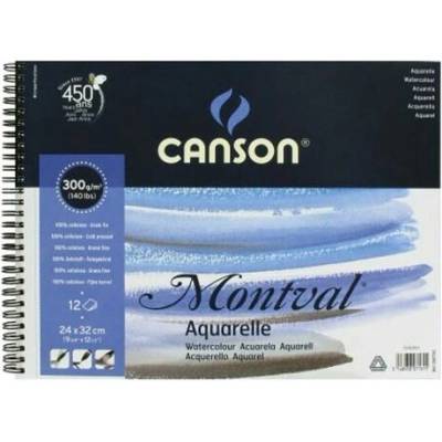 Canson Skicár 32 x 41cm MONTVAL krúžková väzba 300g/m2 12 listov